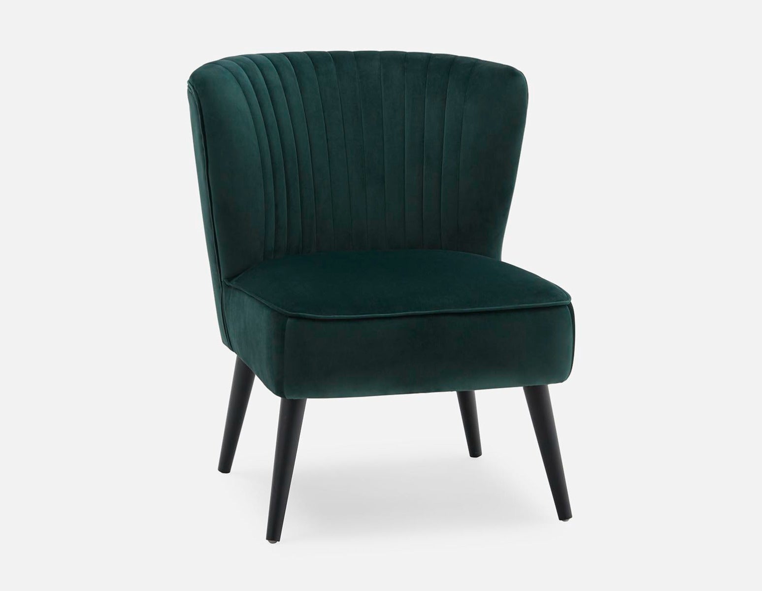 silver velvet tub chair