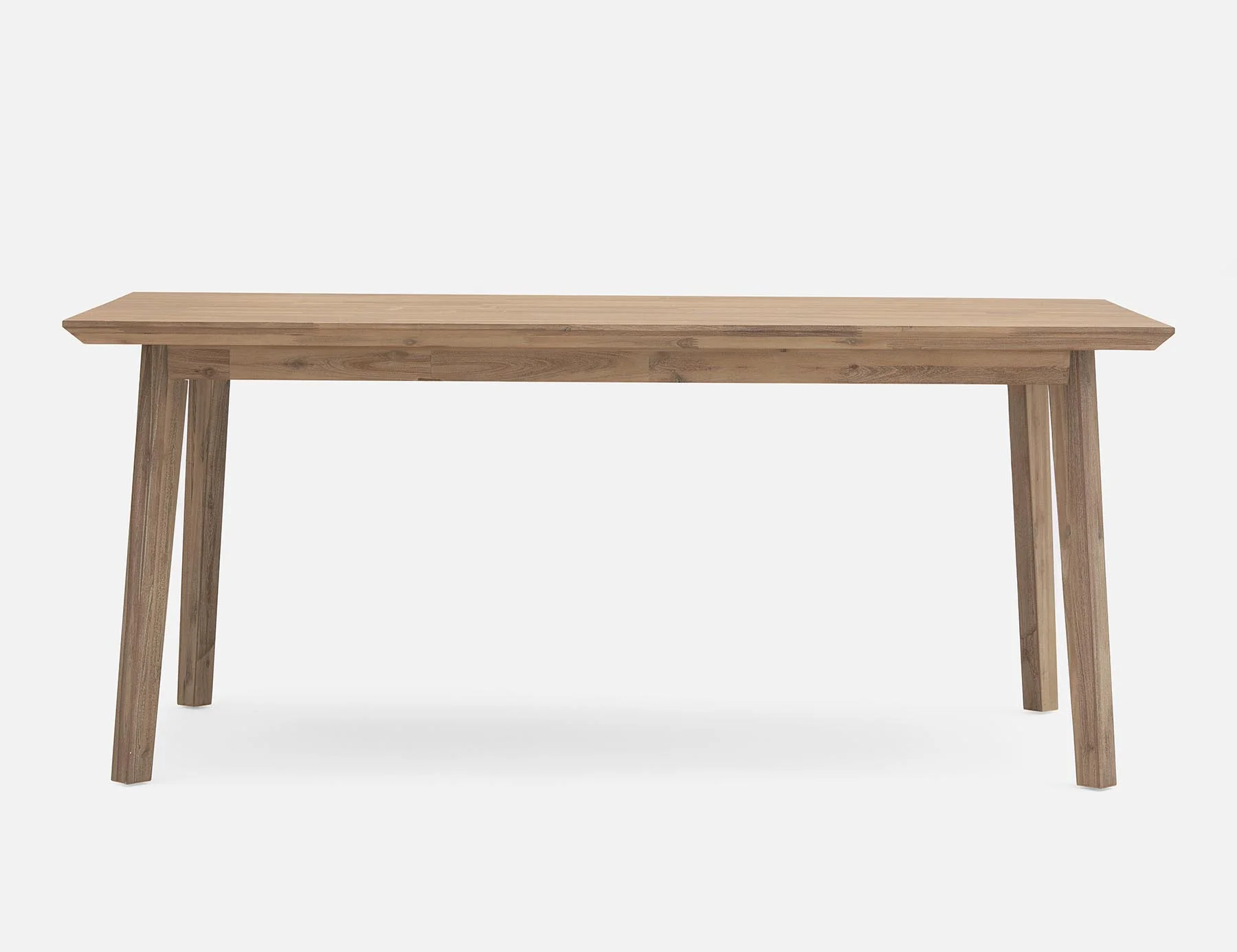 KABBANN acacia wood dining table 180 cm