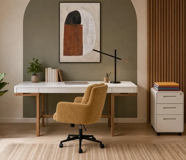 The Modern Earthy Office