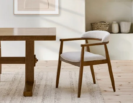 JOSY - mid-century dining armchair - Beige